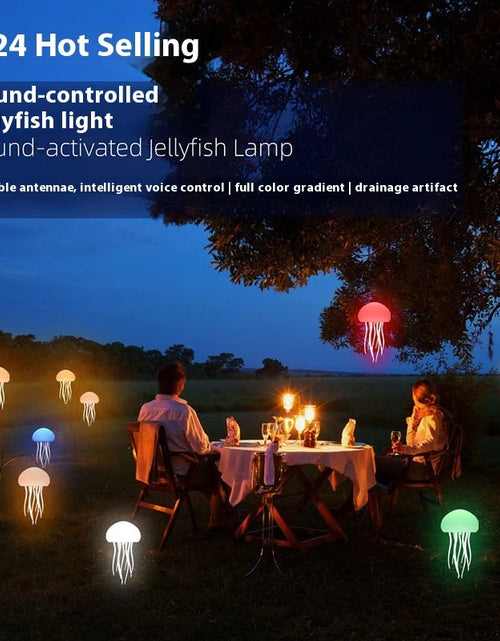 Load image into Gallery viewer, Jellyfish Mood Lamp LED Jellyfish Night Light Portable Jellyfish Lamp Jellyfish Decorations Smart Table Lamp for Bedside Desk
