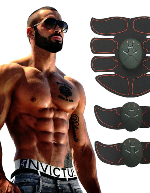 Load image into Gallery viewer, EMS Abdominal Muscle Toning Trainer ABS Stimulator Toner Fitness Binder Gym Belt
