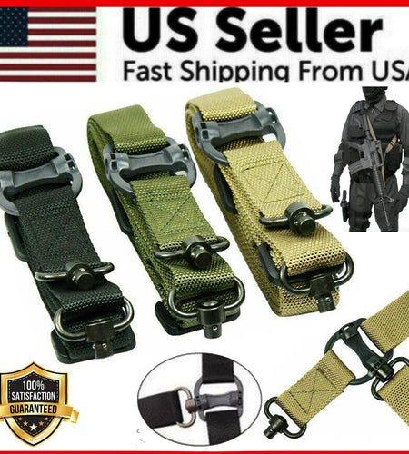 Retro Tactical Adjust Quick Detach QD 1 2 Point Multi Mission 1.2" Rifle Sling