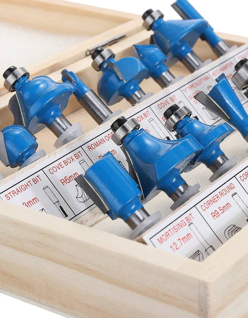 Load image into Gallery viewer, 15Pcs Carbon Milling Cutter Router Bit Set Tungsten Carbide Router 1/4&quot; Shank US
