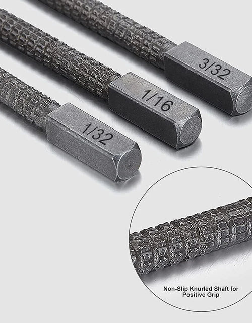 Load image into Gallery viewer, 4 Piece Nail Setter &amp; Center Punch Set 4&quot; Wood Metal Super Impact Resistance USA
