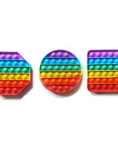 Load image into Gallery viewer, Popit Fidget Toy Push Bubble Sensory Stress Relief Kids Family Games Square Game
