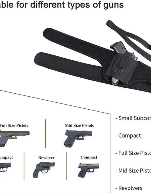 Load image into Gallery viewer, Tactical Concealed Carry Shoulder Waist Pistol Hand Gun Holder Holster Pouch US

