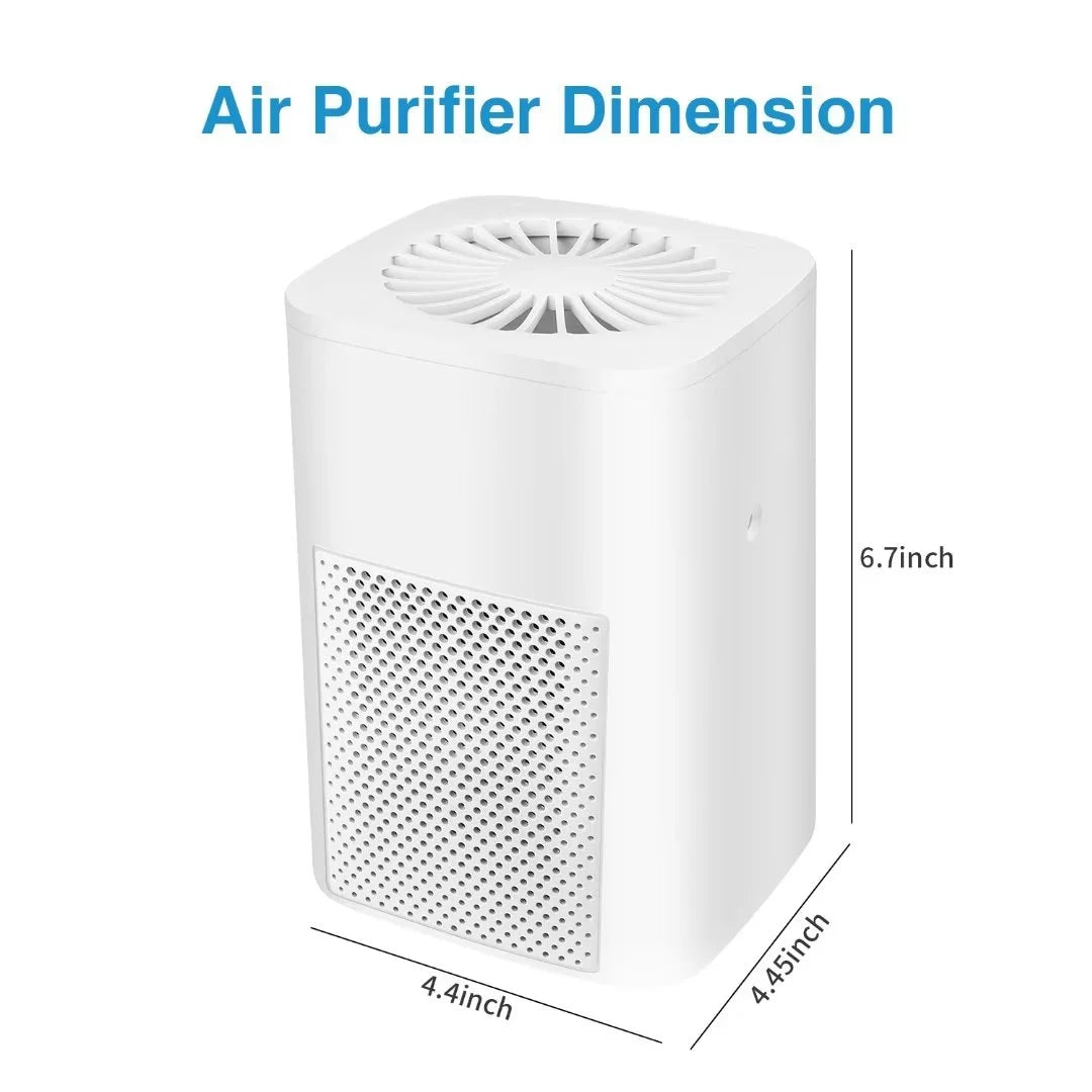 Air Purifiers for Allergies and Asthma, Ailkin Air Cleaner for Home,Bedroom,Allergy,Dust,Pets,Office,Small Room,Mini Portable Desktop Air Purifier for Smoke Odor