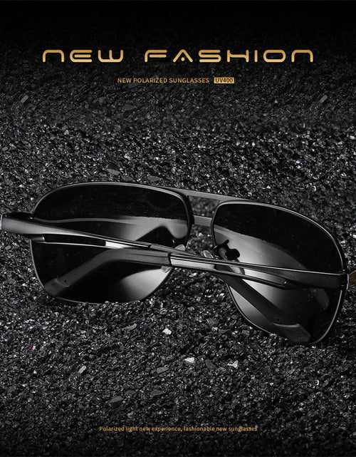 Load image into Gallery viewer, Mens Polarized Pilot Sunglasses Outdoor Driving UV400 Sun Glasses Sport Eyewear
