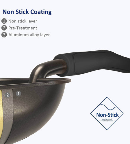 Cat Litter Scoop, Non Stick Plated Aluminum Alloy Sifter, Kitty Metal Scooper, Deep Shovel, Long Handle, Poop Sifting, Kitten Pooper Lifter, Coated Black Body with Black Handle