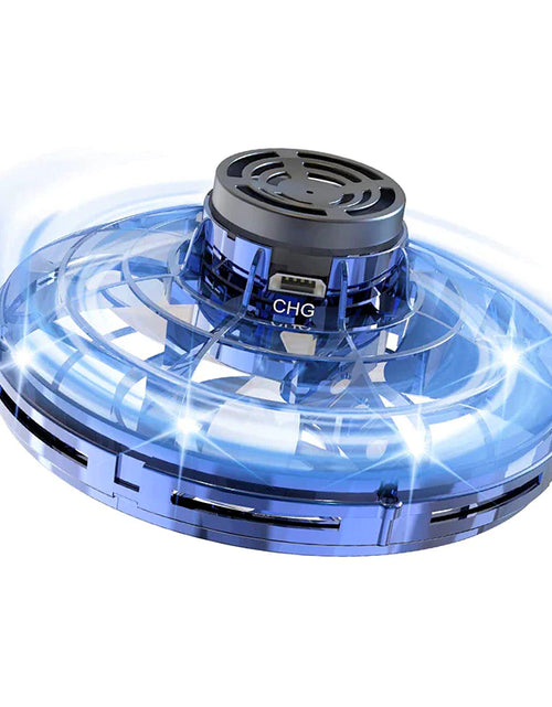 Load image into Gallery viewer, Flying Fidget Spinner Drone Ball UFO Stress Focus Hand Fun Toy LED Kids &amp; Adults

