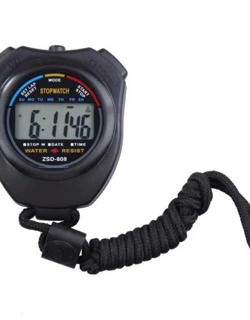 Load image into Gallery viewer, 2PCS SET Digital Stopwatch Sports Counter Chronograph Date Timer Odometer Watch
