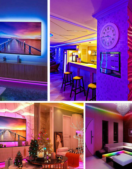 Load image into Gallery viewer, 32FT LED SMD Strip Light Flexible 3528 RGB Remote Fairy Lights Room TV Party Bar
