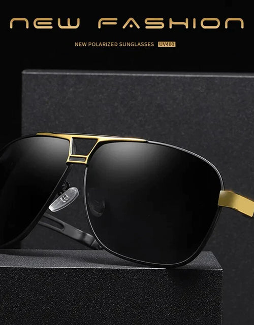 Load image into Gallery viewer, Mens Polarized Pilot Sunglasses Outdoor Driving UV400 Sun Glasses Sport Eyewear
