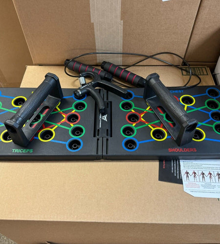 Push up Board Fitness System - Epic CORE. Jump Rope and Hand Strength. Brand New