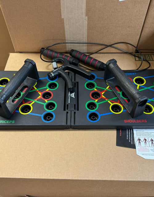 Load image into Gallery viewer, Push up Board Fitness System - Epic CORE. Jump Rope and Hand Strength. Brand New
