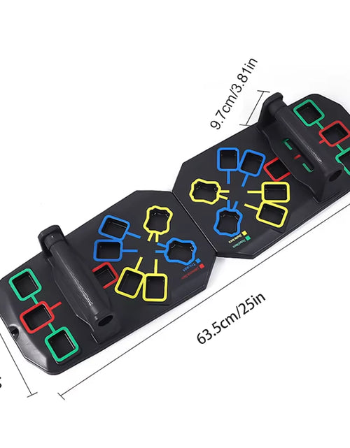 Load image into Gallery viewer, Multifunctional Folding Push up Board Set Bracket Abdominal Muscle Training Equipment Portable Push up Board Exercise Training
