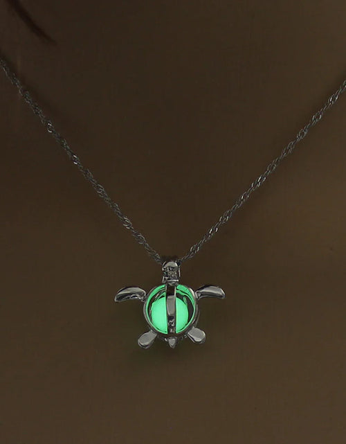 Load image into Gallery viewer, Fashion Moon Natural Glowing Stone Healing Necklace Women Gift Charm Luminous Pendant Necklace Jewelry
