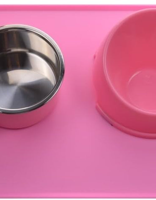 Load image into Gallery viewer, Dog Food Mat, Silicone Dog Cat Bowl Mat, Non Slip Pet Feeding Mat Waterproof Dog Placemat for Small Animals
