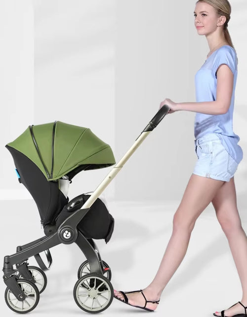 Load image into Gallery viewer, New Baby Stroller 4In1 Multifunctional Newborn Baby Carriage 3In1 Stroller Foldable Basket Type Seat
