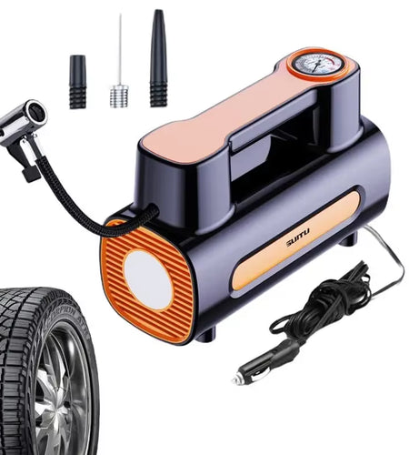 Portable Electric Inflator Car Compressor Air Pump with LED Light Portable Compressor for Car Tire Inflator Car Tire Inflator