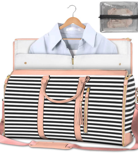 Women’S Large Capacity Waterproof Travel Duffle – Foldable Suit & Tote Bag