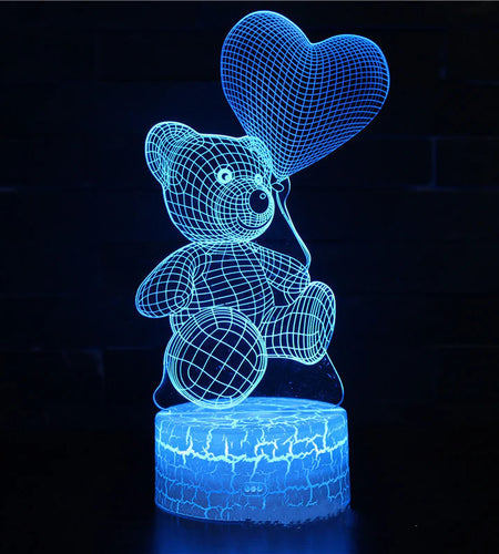 3D Lamp Acrylic USB LED Night Lights Neon Sign Lamp Xmas Christmas Decorations for Home Bedroom Birthday Decor Valentines Day Gifts