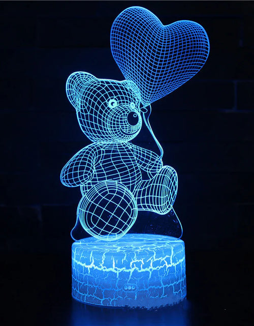 Load image into Gallery viewer, 3D Lamp Acrylic USB LED Night Lights Neon Sign Lamp Xmas Christmas Decorations for Home Bedroom Birthday Decor Valentines Day Gifts
