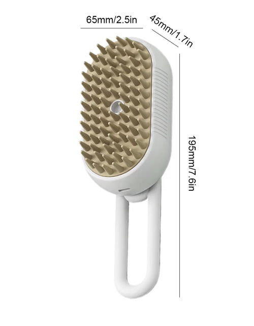 Load image into Gallery viewer, Cat Steam Brush Steamy Dog Brush Electric Spray Cat Hair Brushes with Electric Water USB Rechargeable Cat Dog Massage Brush
