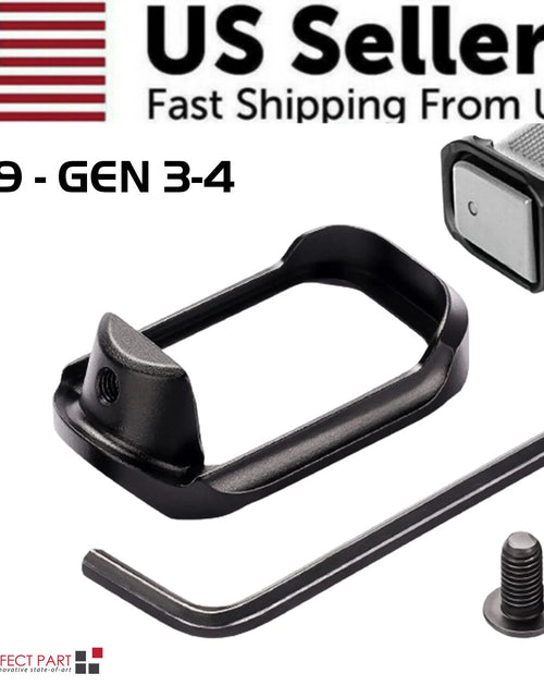 Load image into Gallery viewer, Anodized Aluminum Flared Magwell for Glock 19/17/22/24/31/34/35/37 Gen 1/2/3/4/5
