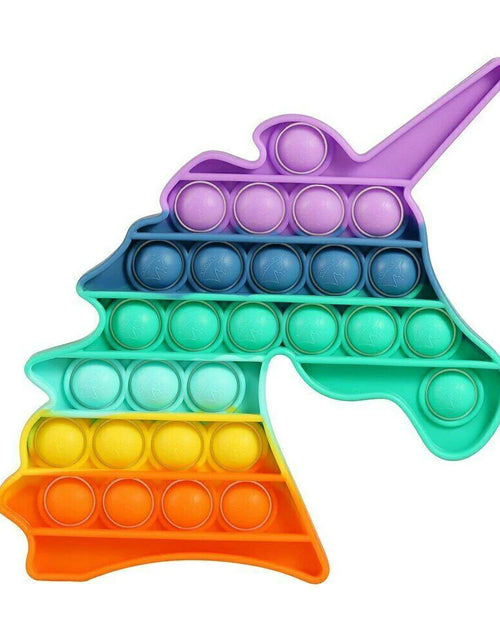 Load image into Gallery viewer, Popit Fidget Toy Push Bubble Sensory Stress Relief Kids Family Games Square Game
