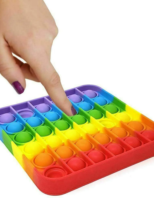Load image into Gallery viewer, Popit Fidget Toy Push Bubble Sensory Stress Relief Kids Family Games Square Game
