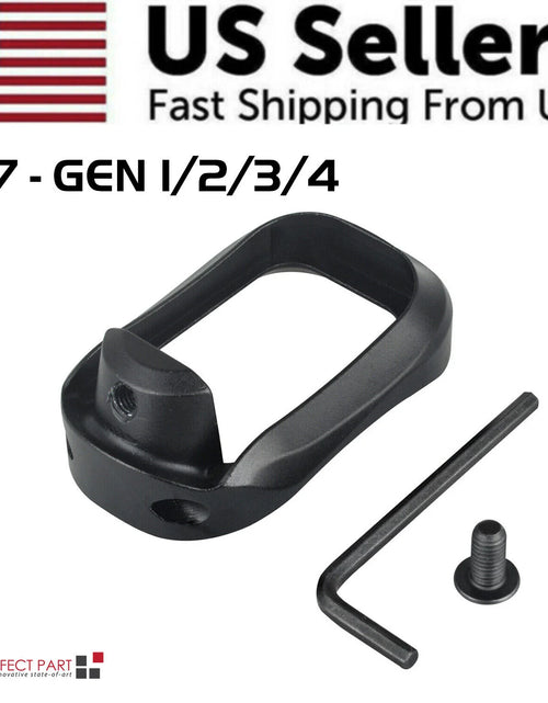 Load image into Gallery viewer, Anodized Aluminum Flared Magwell for Glock 19/17/22/24/31/34/35/37 Gen 1/2/3/4/5
