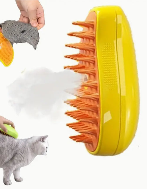 Load image into Gallery viewer, Rechargeable Shedding Hair Spray Hot Steam Easy Pet Grooming Brush for Cat, Dog
