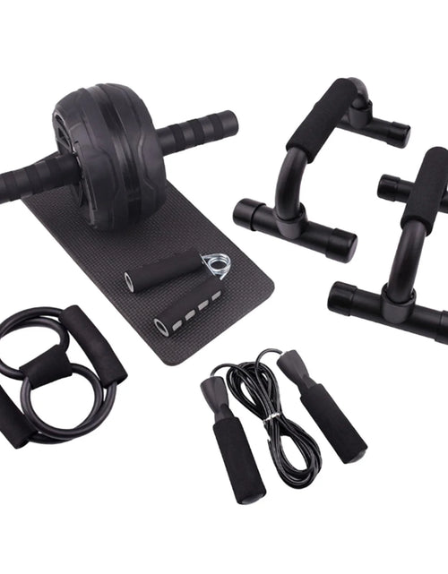 Load image into Gallery viewer, Abs Roller Wheel Indoor Fitness Equipment Set Home Gym Workout Chest Expander Green
