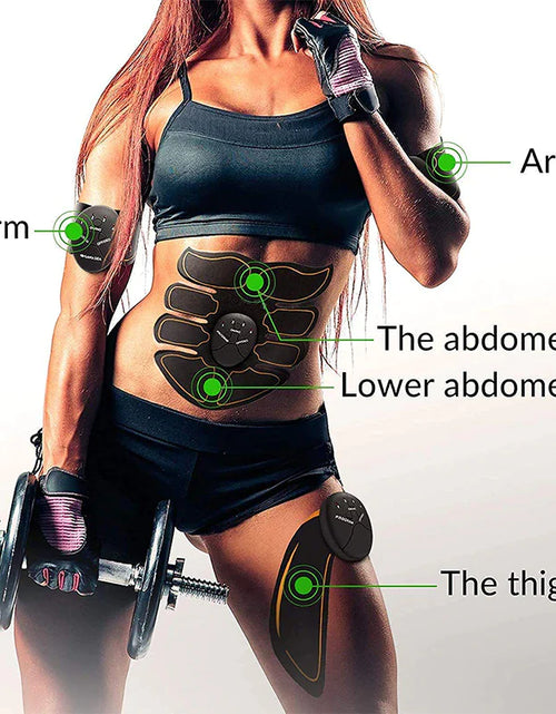 Load image into Gallery viewer, EMS Abdominal Muscle Toning Trainer ABS Stimulator Toner Fitness Binder Gym Belt
