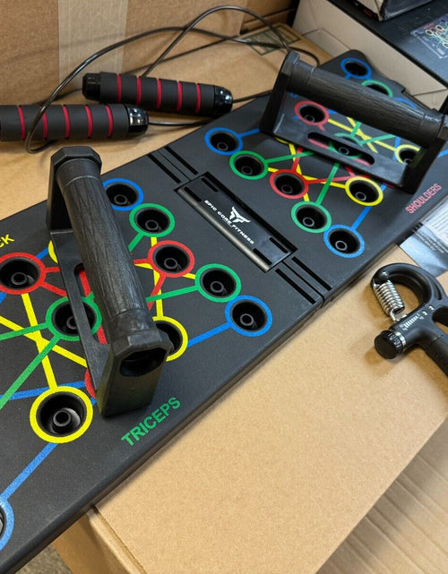 Load image into Gallery viewer, Push up Board Fitness System - Epic CORE. Jump Rope and Hand Strength. Brand New
