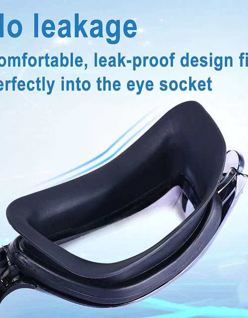 Load image into Gallery viewer, Clear Comfortable Swimming Goggles UV- Anti-Fog Swim Glasses Mirror Adult &amp; Kids
