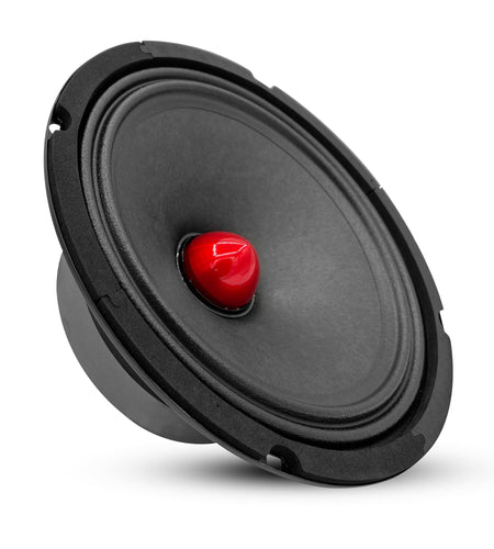 5Core 8 Inch Midrange Door Speaker 500W PMPO Subwoofer W Aluminum Bullet 4Ω Sub Woofer