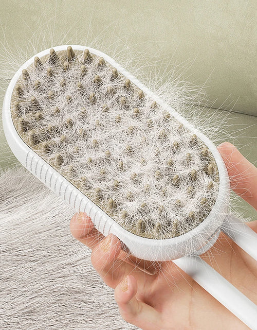 Load image into Gallery viewer, Cat Steam Brush Steamy Dog Brush Electric Spray Cat Hair Brushes with Electric Water USB Rechargeable Cat Dog Massage Brush
