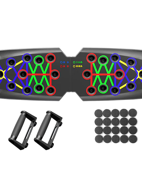 Load image into Gallery viewer, Foldable Push-Up Board 22 Modes at Home Push up Portable Abdominal Household Biceps Brachii Muscle Chest Training Equipment

