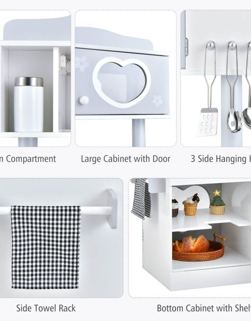 Load image into Gallery viewer, Chef Pretend Kitchen Playset with Cooking Oven and Sink for Toddlers
