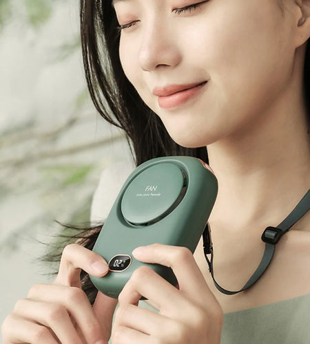 Mini Portable Bladeless Neck Fan