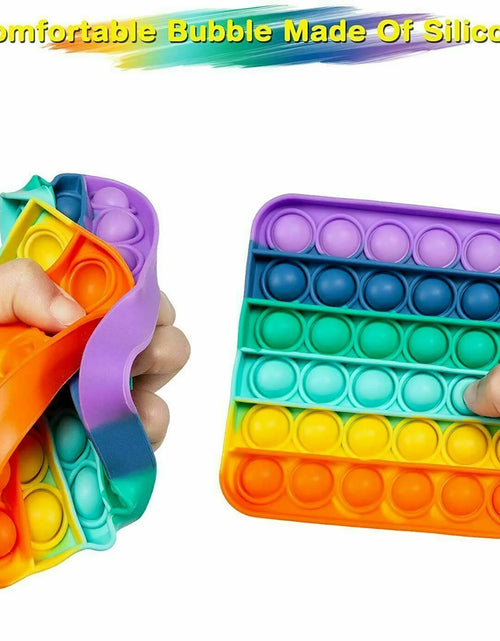 Load image into Gallery viewer, Popit Fidget Toy Push Bubble Sensory Stress Relief Kids Family Games Square Game
