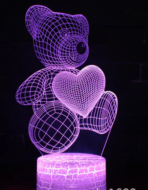 Load image into Gallery viewer, 3D Lamp Acrylic USB LED Night Lights Neon Sign Lamp Xmas Christmas Decorations for Home Bedroom Birthday Decor Valentines Day Gifts

