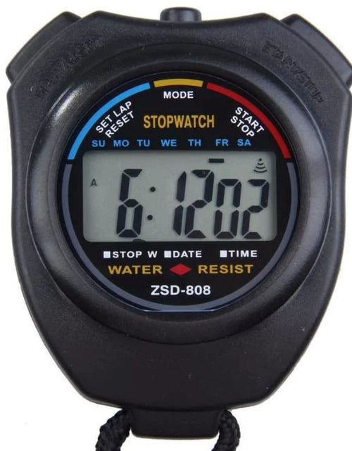 Load image into Gallery viewer, 2PCS SET Digital Stopwatch Sports Counter Chronograph Date Timer Odometer Watch
