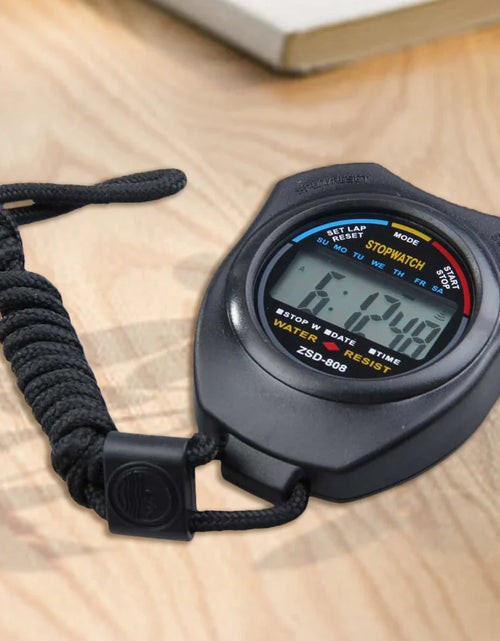 Load image into Gallery viewer, 2PCS SET Digital Stopwatch Sports Counter Chronograph Date Timer Odometer Watch
