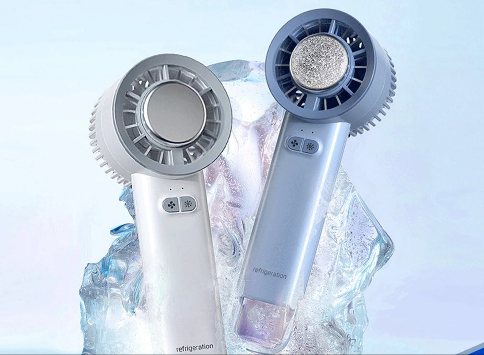 Summer Gadget Handheld Turbo Jet Fan Mini Portable Ice Cold Fan Generation Brushless Motor Wind High Speed Duct Fans Violent Blower