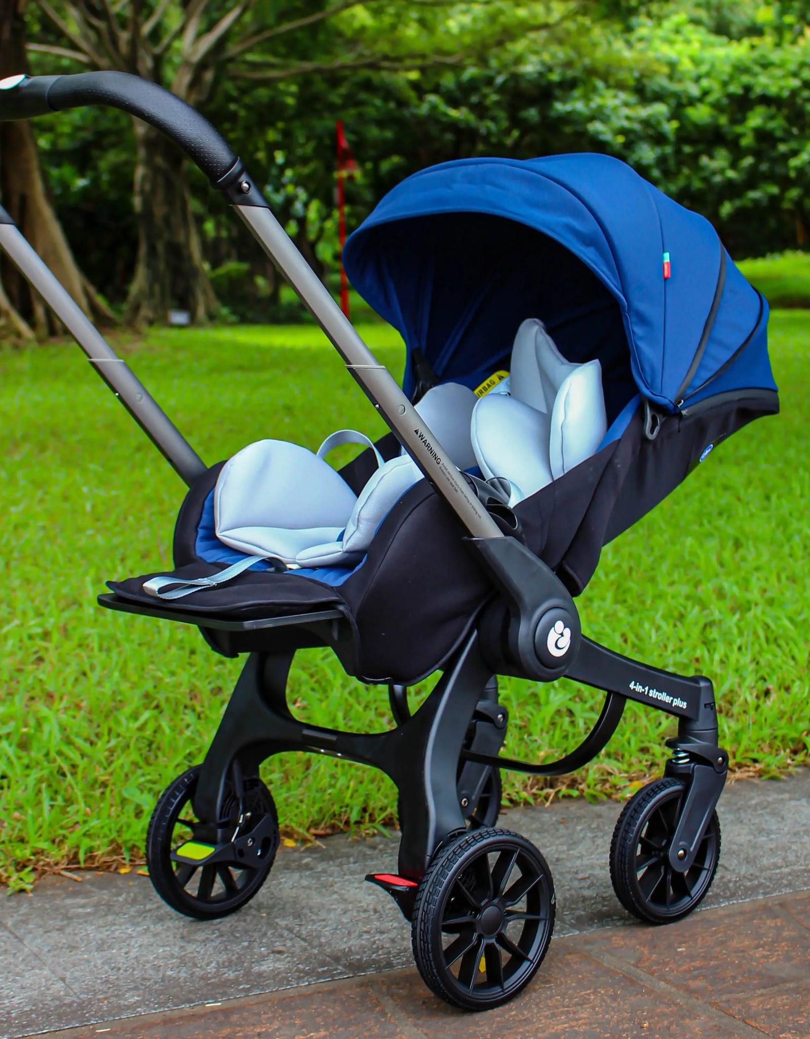 New Baby Stroller 4In1 Multifunctional Newborn Baby Carriage 3In1 Stroller Foldable Basket Type Seat