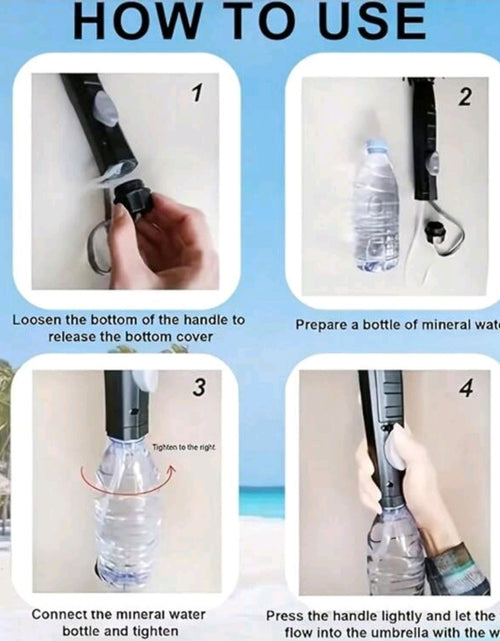 Load image into Gallery viewer, FAN UMBRELLA w/water mist
