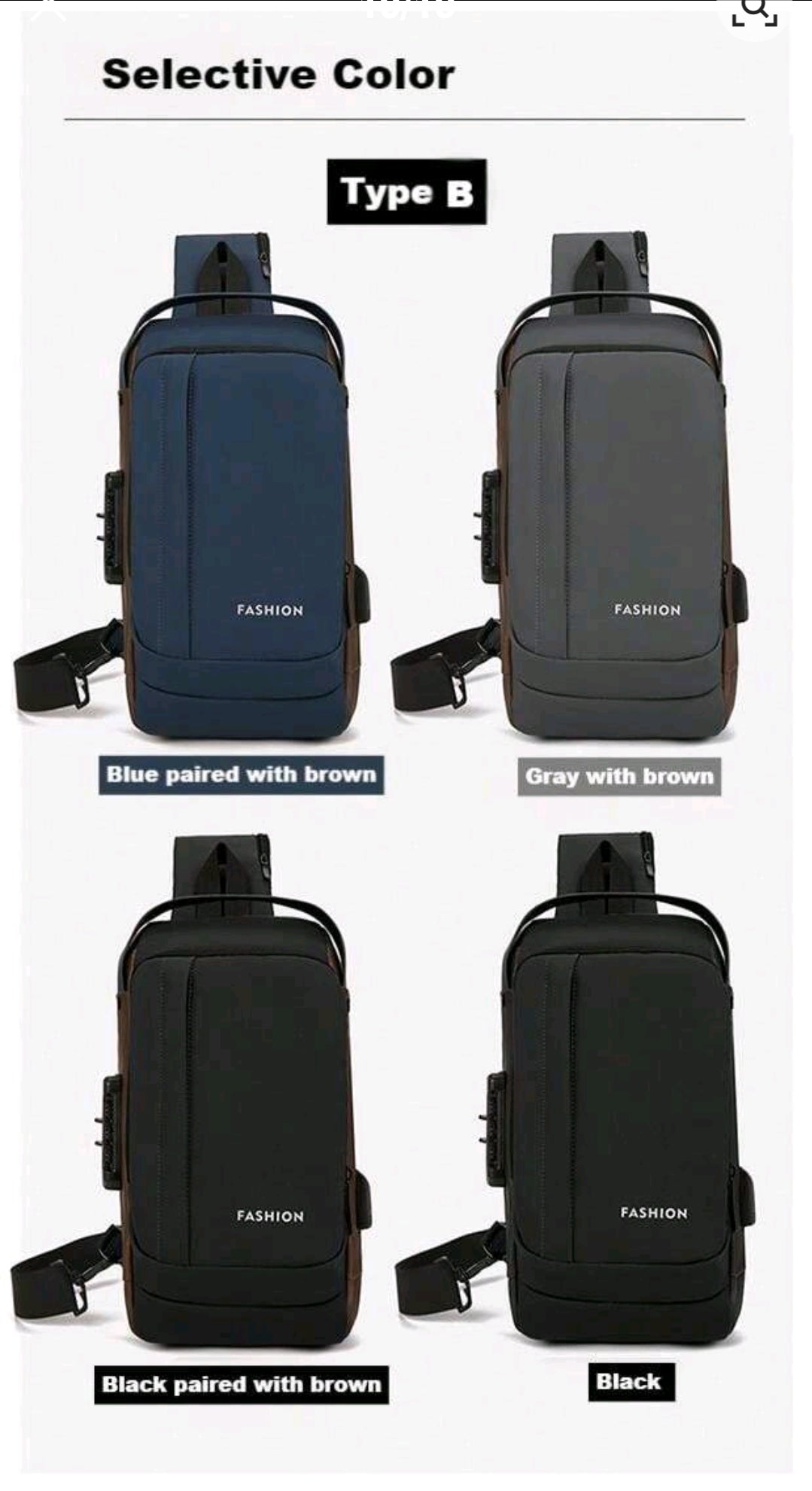 Fashion Crossbody Bag