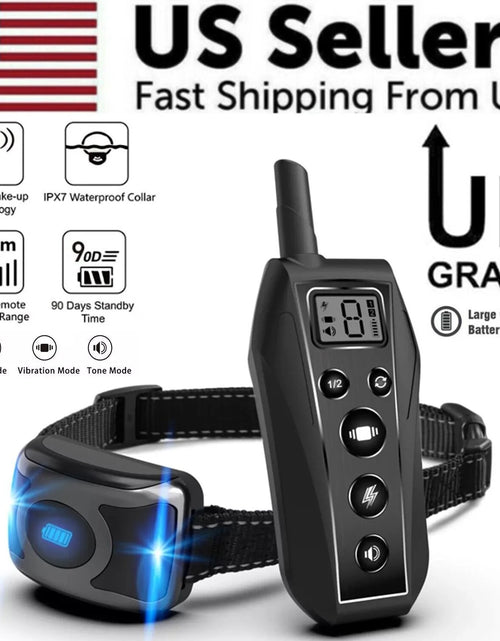 Load image into Gallery viewer, 650 YD Remote Dog Training Shock Collar Waterproof for Small Medium Large Dogs
