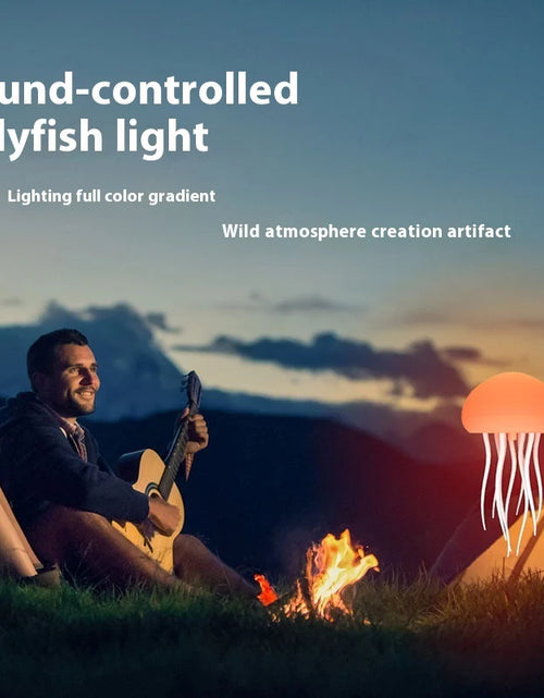 Load image into Gallery viewer, Jellyfish Mood Lamp LED Jellyfish Night Light Portable Jellyfish Lamp Jellyfish Decorations Smart Table Lamp for Bedside Desk
