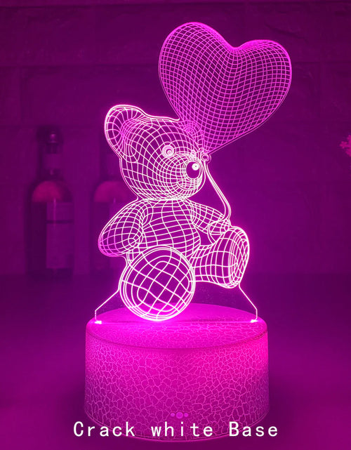Load image into Gallery viewer, 3D Lamp Acrylic USB LED Night Lights Neon Sign Lamp Xmas Christmas Decorations for Home Bedroom Birthday Decor Valentines Day Gifts
